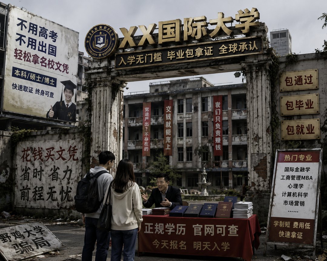 识野鸡大学 破招生骗局